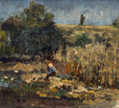 Yağlı boya, renkli arkaplan