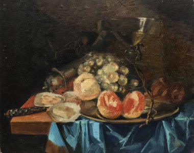 Yağlı boya, renkli arkaplan