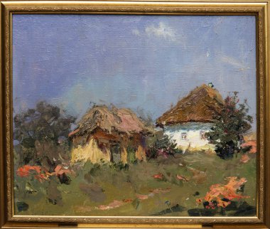 Yağlı boya, renkli arkaplan