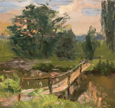 Yağlı boya, renkli arkaplan