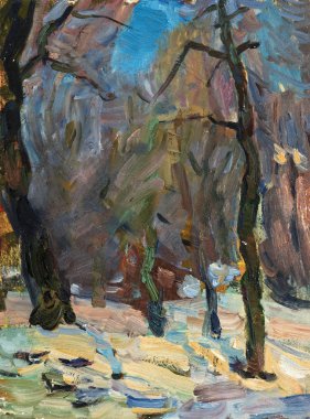 Yağlı boya, renkli arkaplan