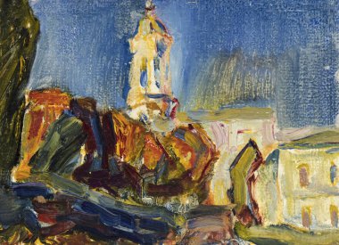 Yağlı boya, renkli arkaplan