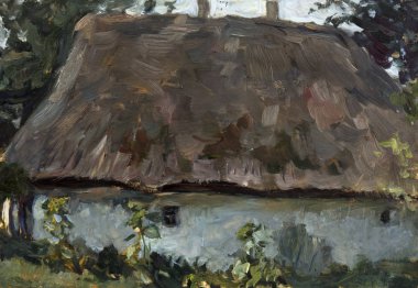 Yağlı boya, renkli arkaplan