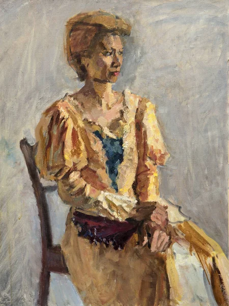 Yağlı boya, renkli arkaplan