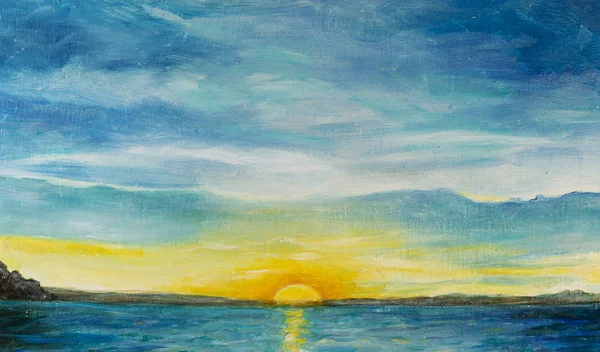 Yağlı boya, renkli arkaplan