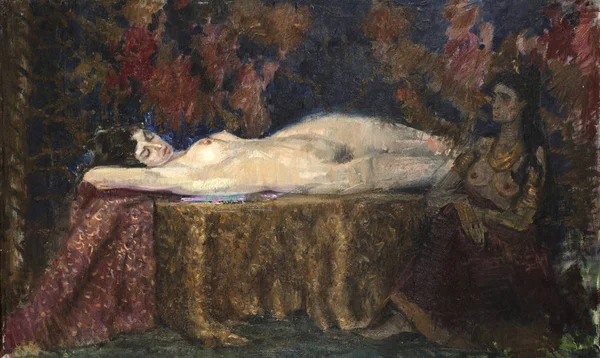 Yağlı boya, renkli arkaplan