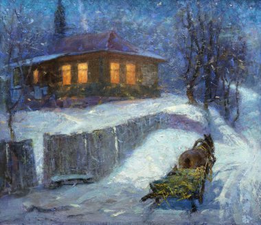 Yağlı boya, renkli arkaplan