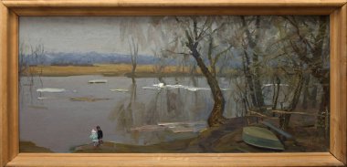 Yağlı boya, renkli arkaplan