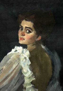 Yağlı boya, renkli arkaplan