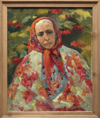 Yağlı boya, renkli arkaplan