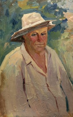 Yağlı boya, renkli arkaplan