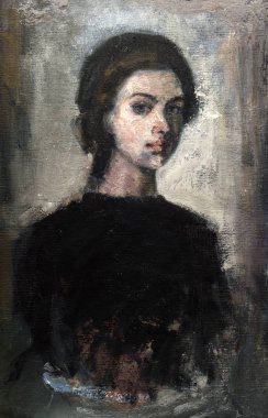 Yağlı boya, renkli arkaplan