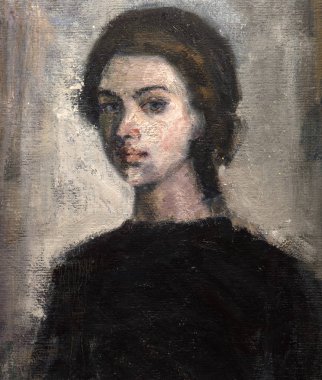 Yağlı boya, renkli arkaplan