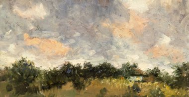 Yağlı boya, renkli arkaplan