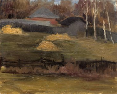 Yağlı boya, renkli arkaplan