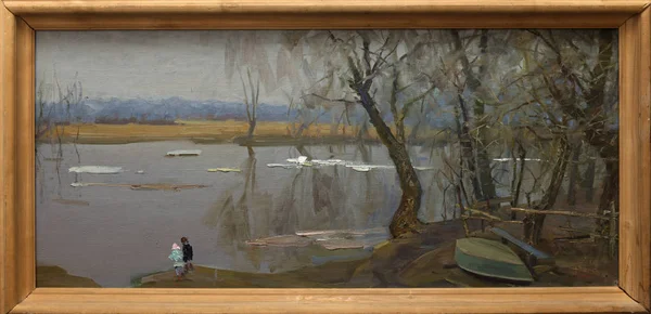 Yağlı boya, renkli arkaplan