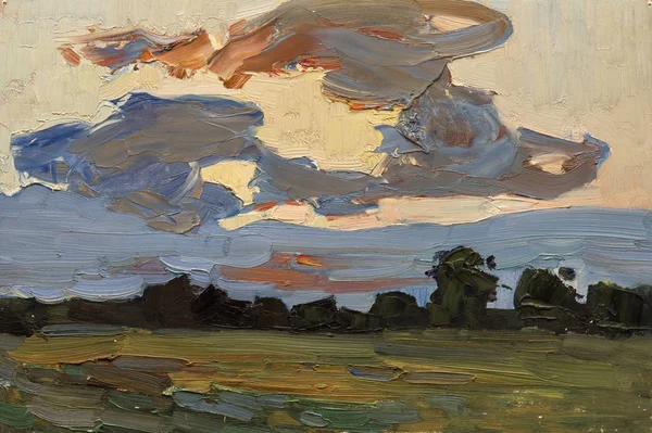 Yağlı boya, renkli arkaplan