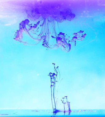 Soyutlama, boya, seçici odak