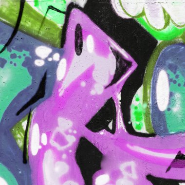 Sokak duvar grafiti, kopya alanı