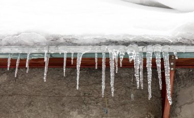 buz sarkıtı, donmuş su, seçici odak