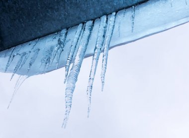 buz sarkıtı, donmuş su, seçici odak