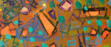 Renkli soyut resim dokusu 