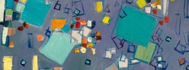 Renkli soyut resim dokusu 