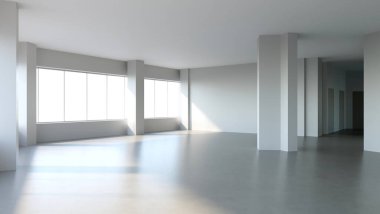 modern iç görselleştirme, 3 boyutlu illüstrasyon
