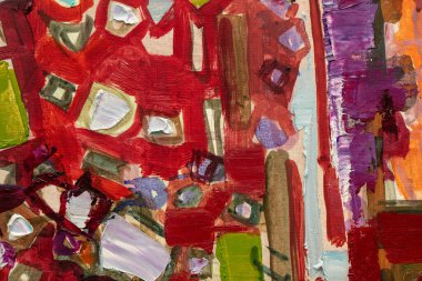 Renkli soyut resim dokusu 