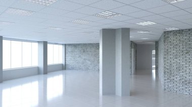modern iç görselleştirme, 3 boyutlu illüstrasyon