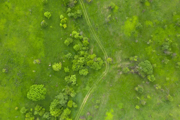 Blick Von Oben Auf Die Landschaft — Stockfoto