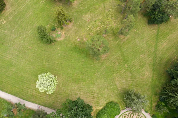 Landscape Green Aerial View — Stock Photo, Image