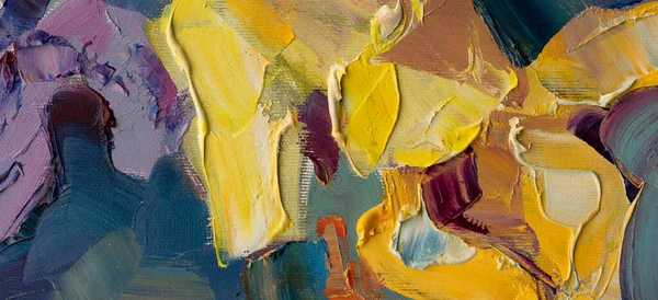色抽象絵画の質感 — ストック写真