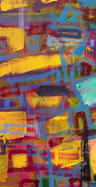 Renkli soyut resim dokusu 