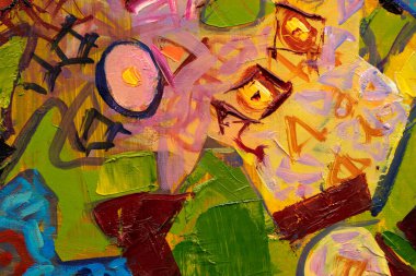 Renkli soyut resim dokusu 