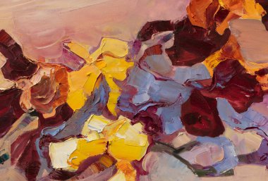 Renkli soyut resim dokusu 