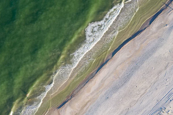 Mare Spiaggia Vista Dall Alto — Foto Stock