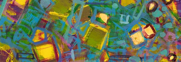 Gekleurde Abstracte Schildertextuur — Stockfoto