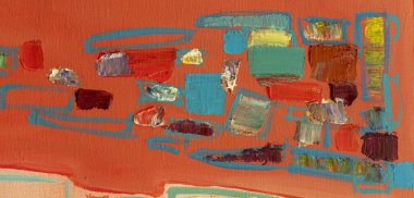 Renkli soyut resim dokusu 