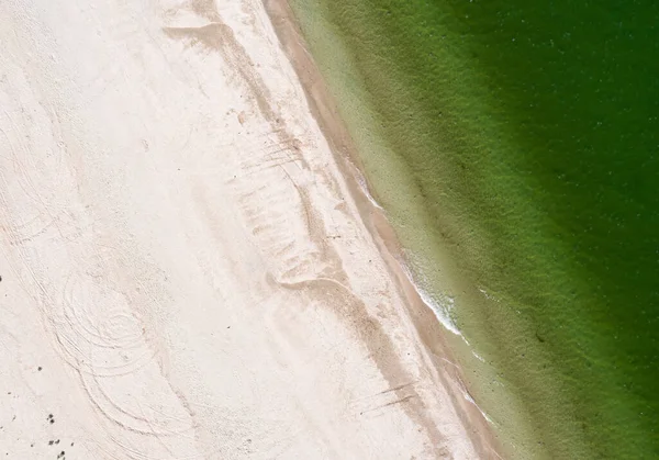 Mare Spiaggia Vista Dall Alto — Foto Stock