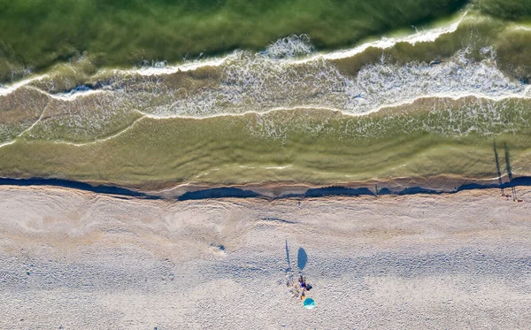 Mare Spiaggia Vista Dall Alto — Foto Stock