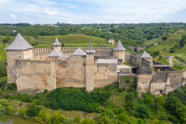 Eski kalenin görüntüsü, yukarıdan görüş. 