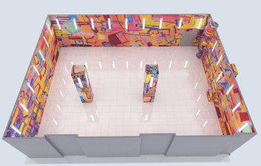 iç görselleştirme, 3 boyutlu illüstrasyon