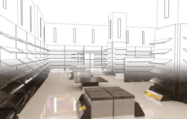 iç görselleştirme, 3 boyutlu illüstrasyon