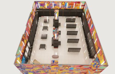 iç görselleştirme, 3 boyutlu illüstrasyon