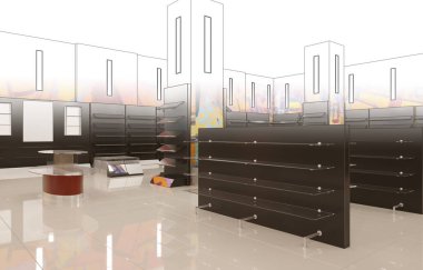 iç görselleştirme, 3 boyutlu illüstrasyon