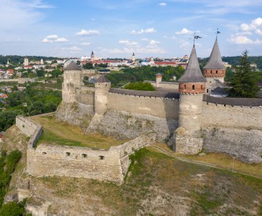 Eski kalenin görüntüsü, yukarıdan görüş. 