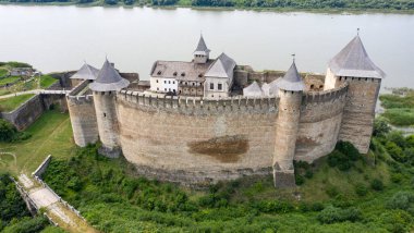 Eski kalenin görüntüsü, yukarıdan görüş. 