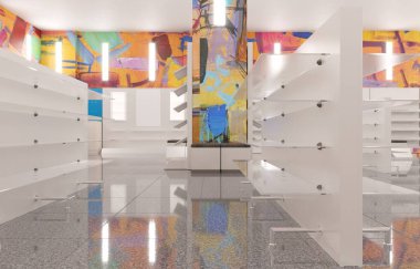 iç görselleştirme, 3 boyutlu illüstrasyon