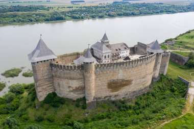 Eski kalenin görüntüsü, yukarıdan görüş. 